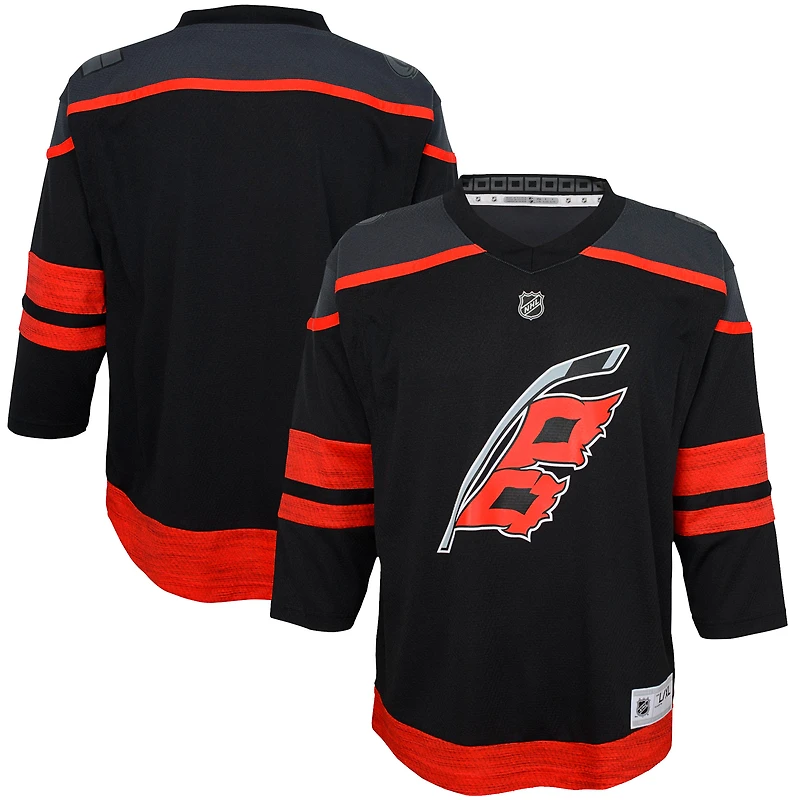 Youth Black Carolina Hurricanes Home Premier Jersey