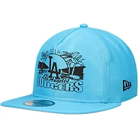 Men's New Era Blue Los Angeles Dodgers Neon Golfer Snapback Hat