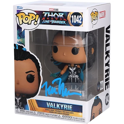 Tessa Thompson Thor: Love and Thunder Autographed Valkyrie #1042 Funko Pop! Figurine - Signed in Blue Ink - BAS