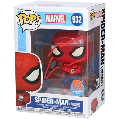 Andrew Garfield Spider-Man Autographed #932 Funko Pop! Vinyl Figure - Signed in Red Ink - BAS