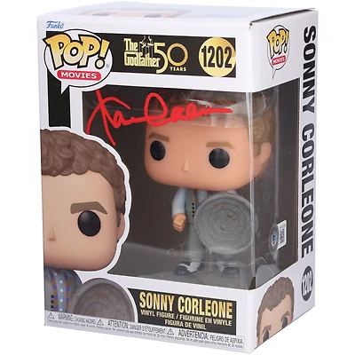 James Caan The Godfather Autographed Sonny Corleone #1202 Funko Pop! Vinyl Figure - Signed in Red Ink - BAS