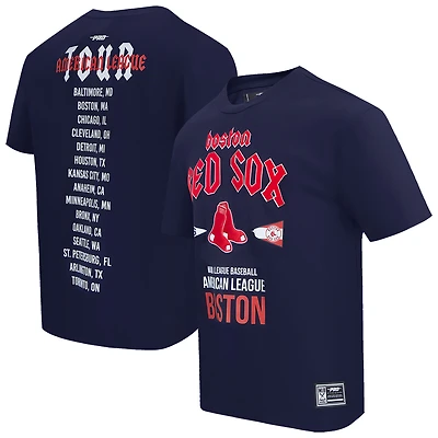Men's Pro Standard Navy Boston Red Sox Oversized City Tour T-Shirt