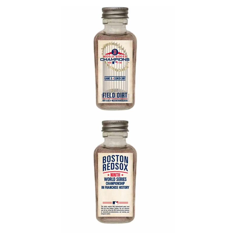 Boston Red Sox 2018 World Series Game 5 Game-Used Dirt Jar