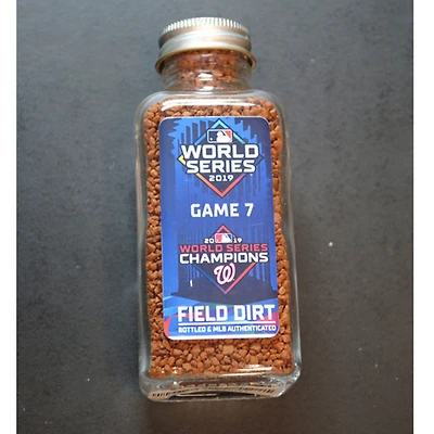 Washington Nationals 2019 World Series Game 7 Game-Used Dirt Jar