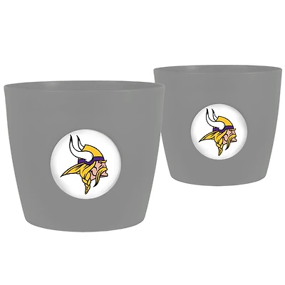 Minnesota Vikings Two-Pack Button Pot Set
