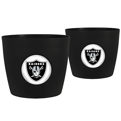 Las Vegas Raiders Two-Pack Button Pot Set