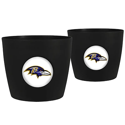 Baltimore Ravens Two-Pack Button Pot Set