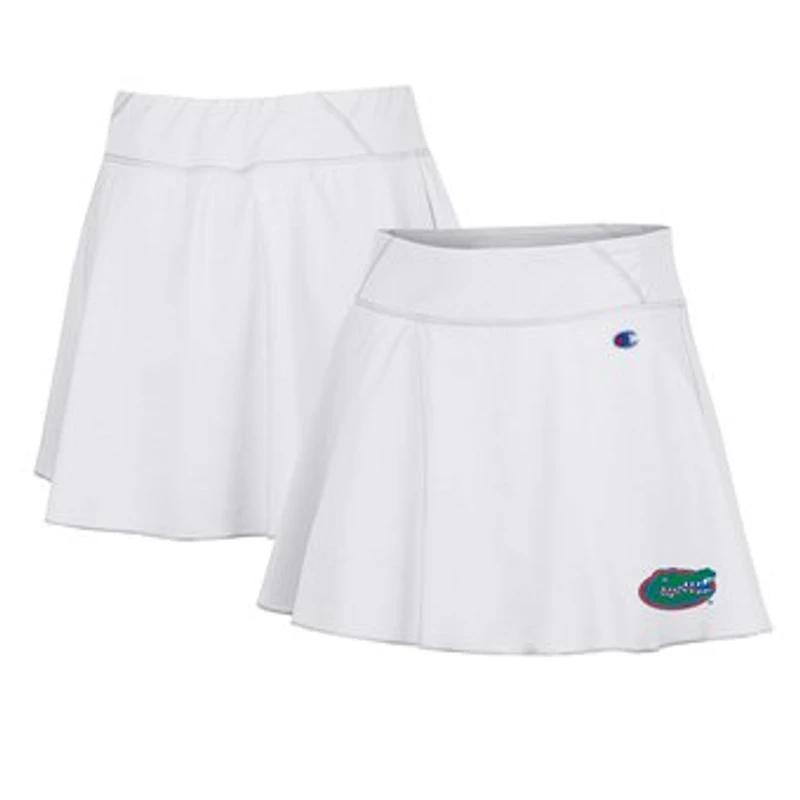 Women's Champion White Florida Gators Tailgate Soft Touch Skort