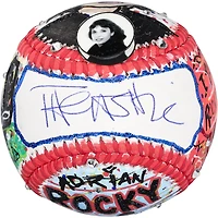 Talia Shire Rocky Autographed Baseball - Art by Charles Fazzino