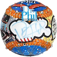 Dr. Phil Autographed Baseball - Art by Charles Fazzino - B592990