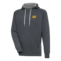 Men's Antigua Charcoal Ryan Blaney Victory Pullover Hoodie
