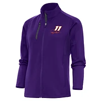 Women's Antigua  Purple Denny Hamlin Generation Full-Zip Jacket