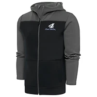 Men's Antigua Steel Kevin Harvick Protect Full-Zip Hoodie