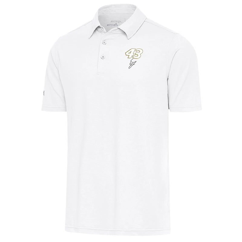 Men's Antigua White Erik Jones Par 3 Polo