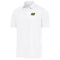 Men's Antigua White Ryan Blaney Par 3 Polo