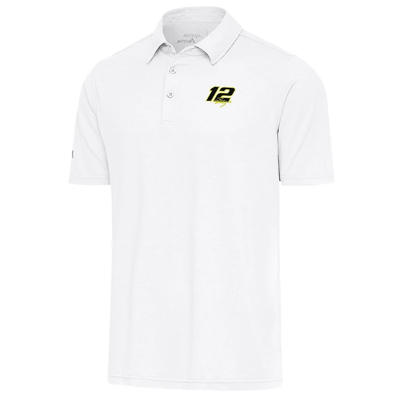 Men's Antigua White Ryan Blaney Par 3 Polo