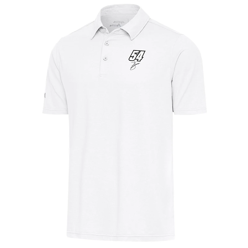 Men's Antigua White Ty Gibbs Par 3 Polo