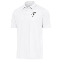 Men's Antigua White Ty Gibbs Par 3 Polo