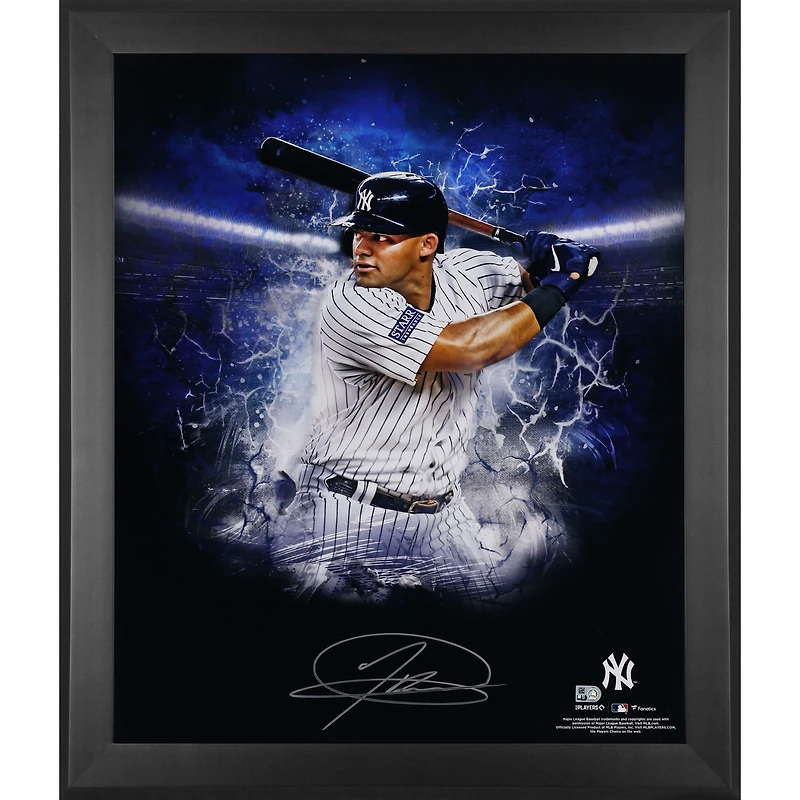 Jasson Dominguez New York Yankees Autographed Framed 20" x 24" In Focus Photograph
