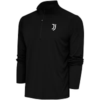 Men's Black Juventus Statement Quarter-Zip Pullover