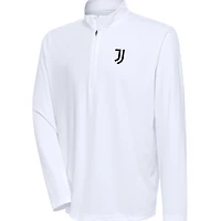 Men's White Juventus Statement Quarter-Zip Pullover