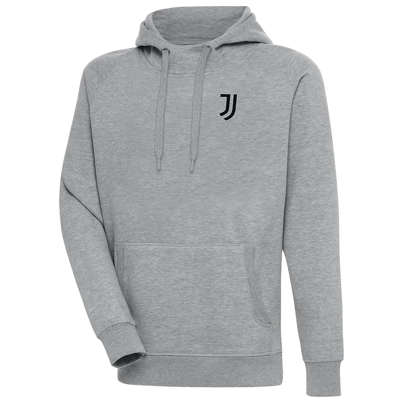 Men's Heather Gray Juventus Takeover Pullover Hoodie