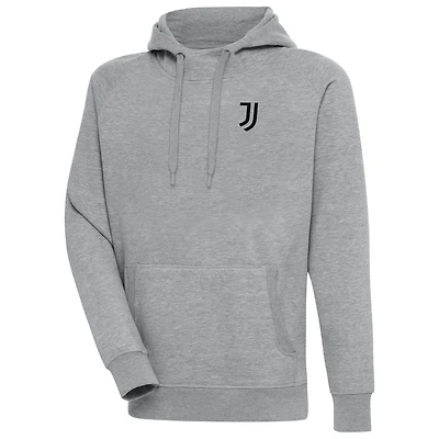 Men's Heather Gray Juventus Takeover Pullover Hoodie
