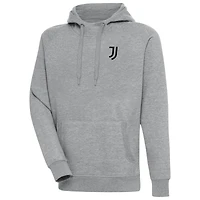 Men's Heather Gray Juventus Takeover Pullover Hoodie