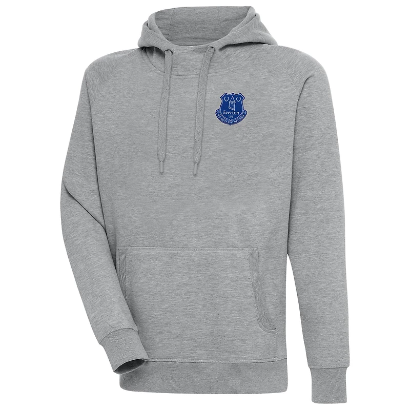 Men's Heather Gray Everton Takeover Pullover Hoodie