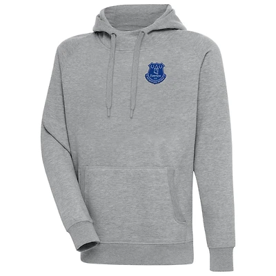 Men's Heather Gray Everton Takeover Pullover Hoodie