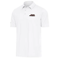 Men's Antigua White Team Penske Par 3 Polo