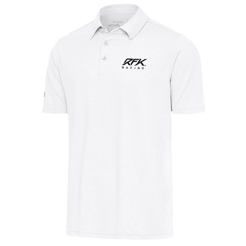 Men's Antigua White Roush Fenway Keselowski Racing Par 3 Polo