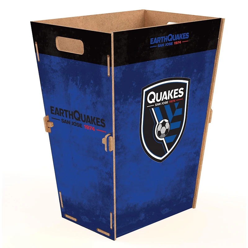 San Jose Earthquakes Large Team Trash Bin