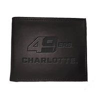 Black Charlotte 49ers Hybrid Bi-Fold Wallet