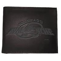 Black Colorado Avalanche Hybrid Bi-Fold Wallet