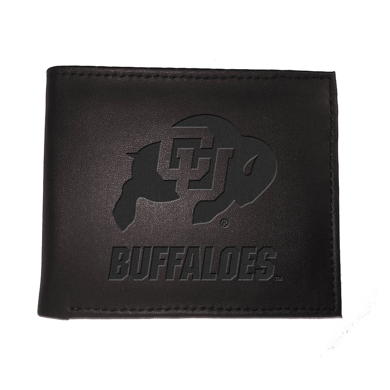 Black Colorado Buffaloes Hybrid Bi-Fold Wallet