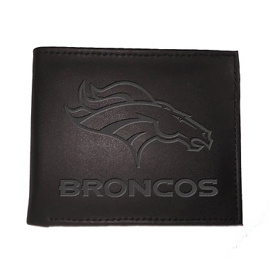 Black Denver Broncos Hybrid Bi-Fold Wallet