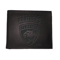 Black Florida Panthers Hybrid Bi-Fold Wallet