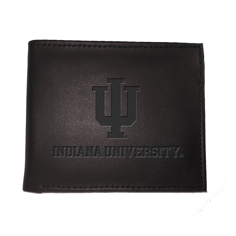 Black Indiana Hoosiers Hybrid Bi-Fold Wallet