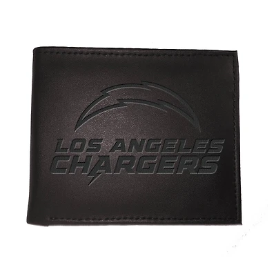 Black Los Angeles Chargers Hybrid Bi-Fold Wallet