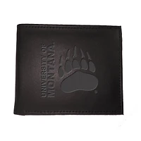 Black Montana Grizzlies Hybrid Bi-Fold Wallet