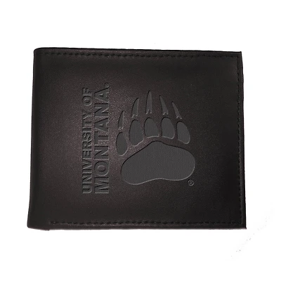Black Montana Grizzlies Hybrid Bi-Fold Wallet