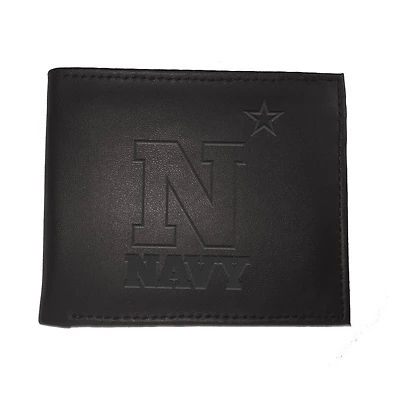 Black Navy Midshipmen Hybrid Bi-Fold Wallet