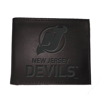Black New Jersey Devils Hybrid Bi-Fold Wallet