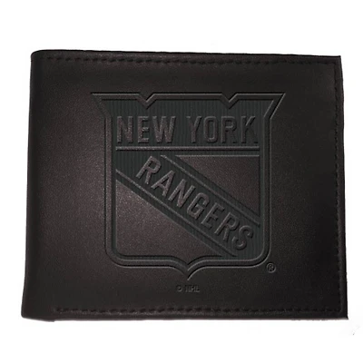 Black New York Rangers Hybrid Bi-Fold Wallet