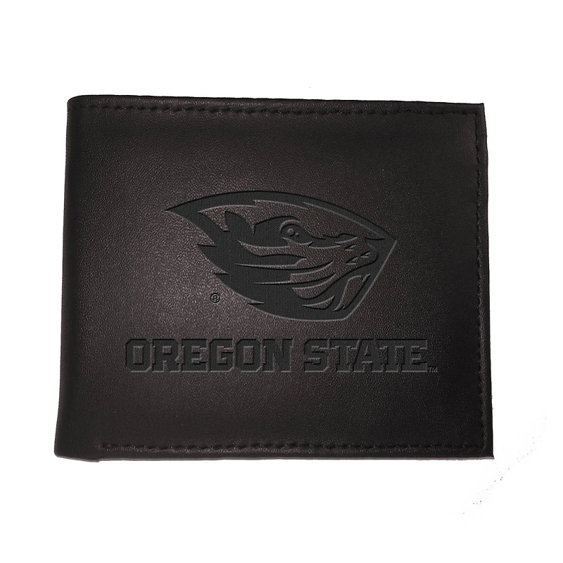Black Oregon State Beavers Hybrid Bi-Fold Wallet
