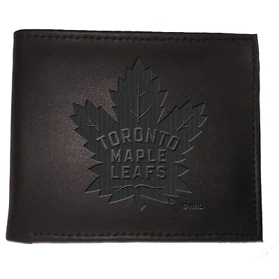 Black Toronto Maple Leafs Hybrid Bi-Fold Wallet