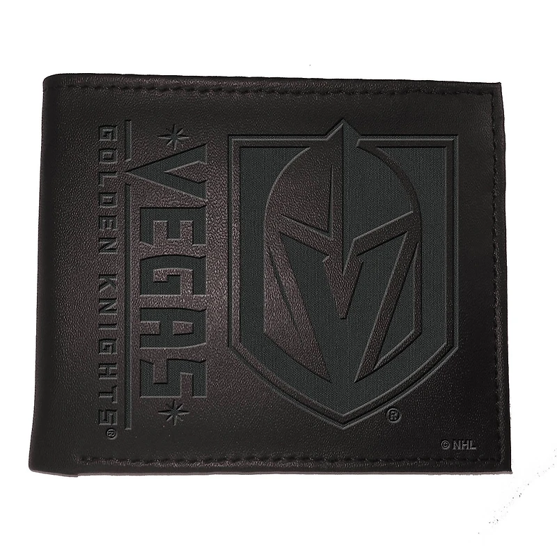 Black Vegas Golden Knights Hybrid Bi-Fold Wallet