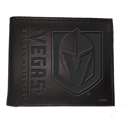 Black Vegas Golden Knights Hybrid Bi-Fold Wallet