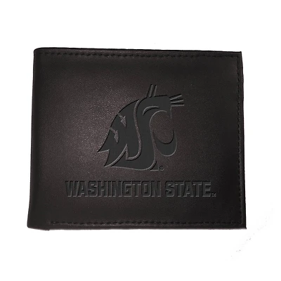 Black Washington State Cougars Hybrid Bi-Fold Wallet